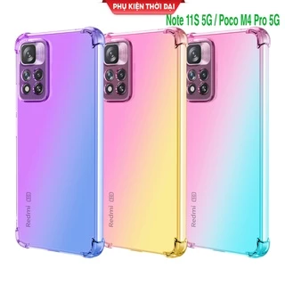 Ốp lưng Redmi Note 11S 5G / Note 7 / 7 Pro  dẻo màu đa sắc 4 góc siêu mỏng bảo vệ camera