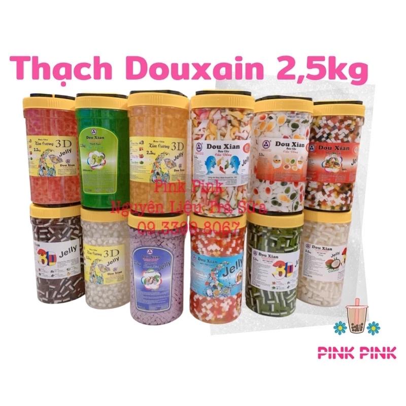 THẠCH RÂU CÂU DOUXAIN HÀNG HUY Từ Pink Pink Nguyên Liệu & Dụng cụ Pha Chế Đồ Uống