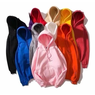 Sỉ phôi áo hoodies unisex trơn các màu nỉ bông đẹp sẵn hơn 30 màu có ảnh thật