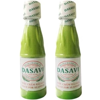 Dasavi 260g - Muối ớt xanh Dasavi - xốt ớt chấm hải sản - muối ớt xanh chấm hải sản - thiên nhiên food