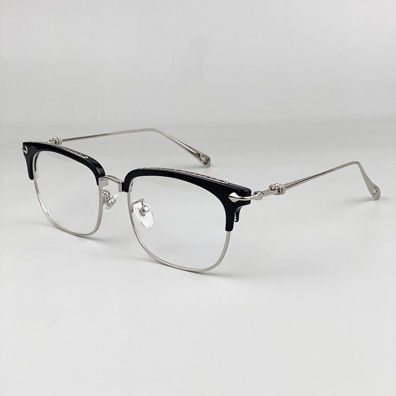 Kính Giả Cận, Gọng Kính Cận Nam Nữ Hoạ Tiết CH Cao Cấp Unisex Jolie Eyewear chống ánh sáng xanh, UV400