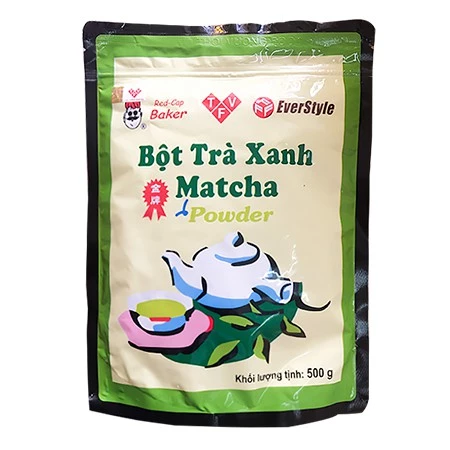 Bột Trà Xanh Matcha Powder mũ đỏ [GIÁ TỐT] 500g