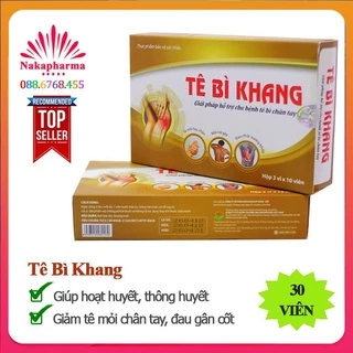 Tê Bì Khang - Giúp hoạt huyết, thông huyết ứ trệ, giảm tê mỏi chân tay, đau gân cốt, vai gáy