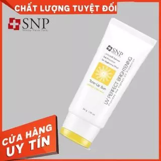 Kem chống nắng (Có màu) nâng tông dưỡng trắng da SNP