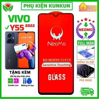 Kính Cường Lực Vivo Y55 (2022) - Siêu mượt - Dán Full màn hình NeoMo - Độ cứng 10H - Độ trong suốt điện thoại cực cao