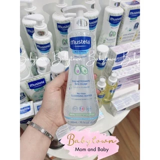 Nước Làm Sạch Mặt Và Cơ Thể Cho Trẻ Sơ Sinh & Em Bé Da Thường Mustela 300ml