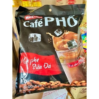 Cà phê sữa đá MacCoffee Café Phố 720g ( 30 gói x 24g )