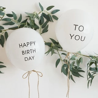 Bong Bóng In Chữ Happy Birthday + To You  Trang Trí Sinh Nhật [ Phụ kiện trang trí sinh nhật ] #trangtrisinhnhat