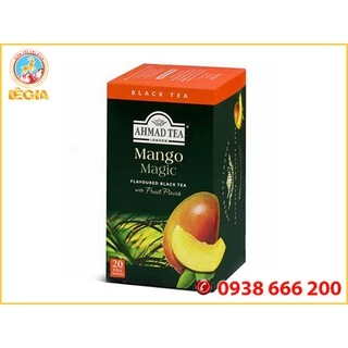 Trà đen Xoài Ahmad - Ahmad Mango Magic Tea 40g/20bags (túi lọc có bao thiếc - 20 túi/hộp)