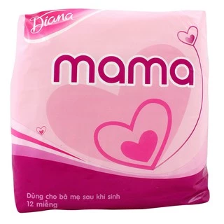 Băng vệ sinh Diana mama cho mẹ sau sinh (gói 12 miếng )