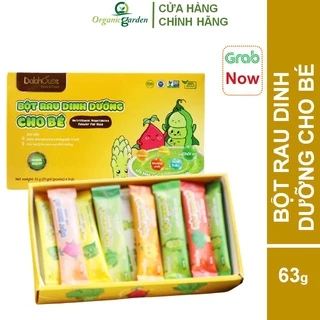 Bột rau củ dinh dưỡng cho bé ăn dặm Dalahouse 63gr - Sấy lạnh nguyên chất, đạt chuẩn Châu Âu