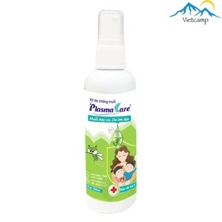 Xịt da chống muỗi PlasmaKare 100ml xua đuổi Muỗl, xẹp vết đốt, sốt xuất huyết - Côn trùng TƯ đã chứng nhận hiệu quả