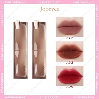 Joocyee Enzyme Color Powder Mist Lipstick Mud Matte Mist Áp dụng cho bùn Phát triển màu sắc phong phú Soft Smooth Matte Matte Lipstick Brown 🍎 Red Autumn Winter Porn Ngày lễ tình nhân giới hạn