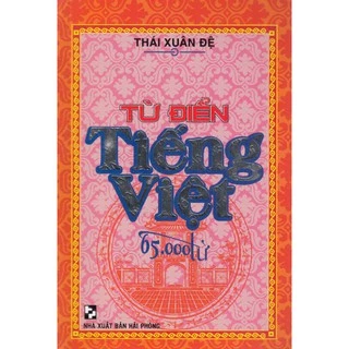 Sách - Từ điển Tiếng Việt (65000 từ)