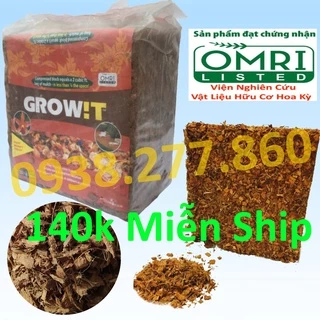 Mụn dừa GROW!T Coco Coir Chips, xơ dừa Grow !T, Hàng xuất khẩu Châu Âu, Mỹ, Canada - Giá thể trồng cây