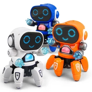 Đồ Chơi Cho Bé - ROBOT 6 Chân Nhảy Múa Theo Nhạc Siêu Hài Hước Cho Bé Mẹ sóc