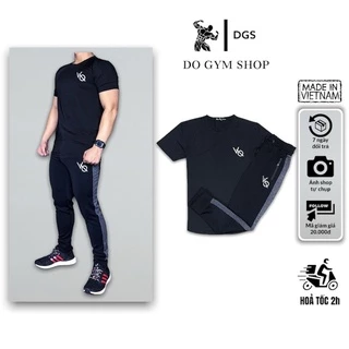 Bộ đồ tập gym nam DO GYM SHOP thoáng khí, dày dặn, co giãn tốt