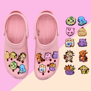 CROCS Mới 1 Vòng Tay Nhựa PVC Trang Trí Mặt Hình Giày pokemon Đáng Yêu Cho Trẻ Em