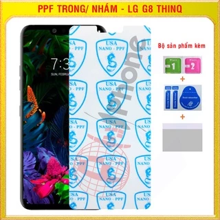 Dán dẻo PPF loại trong và nhám cho mặt trước, sau LG G8 ThinQ