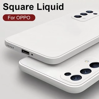 Ốp lưng điện thoại silicon mềm nhám cạnh vuông cho Oppo A98 A78 A16 A16k A17 A17k A16e Reno 10 Pro+ 8Z 7Z 5G 4G