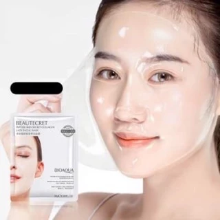 Mặt Nạ Thạch Thuỷ Tinh Collagen cấp ẩm dưỡng da trắng Bioaqua ❤️ Mặt nạ phục hồi trẻ hoá da ❤️ chính hãng 28g ❤️