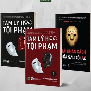 Sách - Combo 3 cuốn Tâm lý học tội phạm tập 1, tập 2 + Thái nhân cách