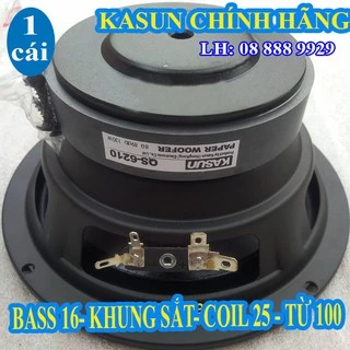 MỘT CỦ BASS 16 KASUN HỒNG KÔNG CAO CẤP NHẬP KHẨU - LOA BASS RỜI - GIÁ 1 LOA