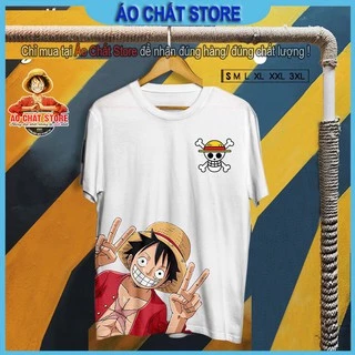 (VIDEO THẬT) Áo Thun Luffy One Piece Siêu Cute | Áo One Piece Luffy | Zoro | Ace | Law Đảo Hải Tặc Siêu Đẹp OP10