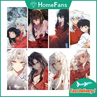 Bộ Tranh Đính Đá 5D Tự Làm Hình Manga Inuyasha 30x40cm / 40x50cm