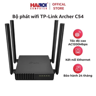 Bộ phát wifi TP-Link Archer C54 tốc độ AC1200Mbps, vùng phủ Wi-Fi rộng lớn - 4 ăng ten