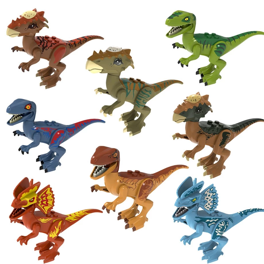 Bộ đồ chơi lắp ráp play mô hình khủng long cho bé