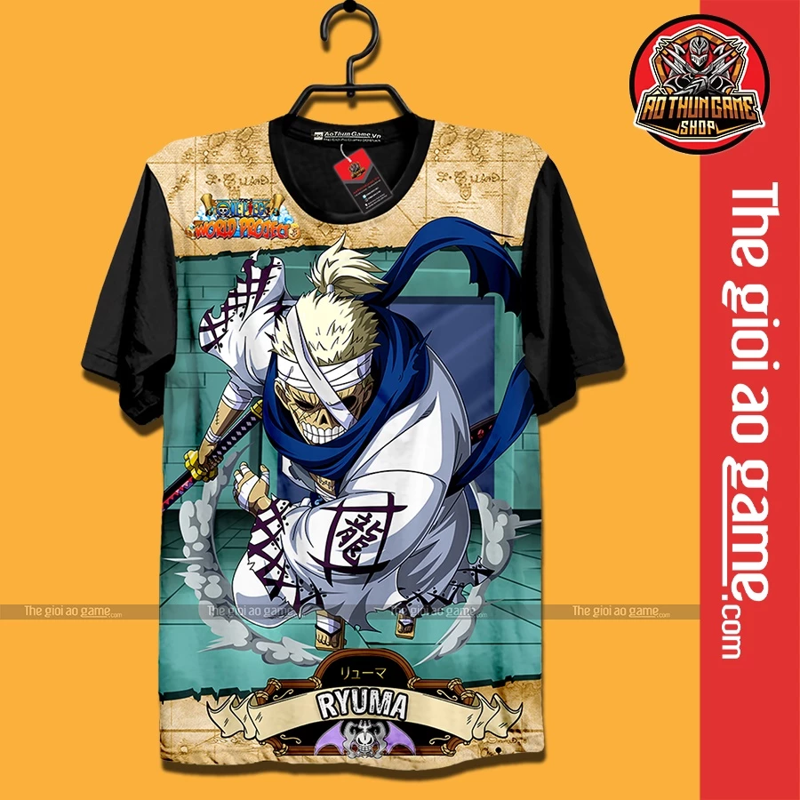 Áo anime one piece Ryuma Samurai Áo phông one piece samurai