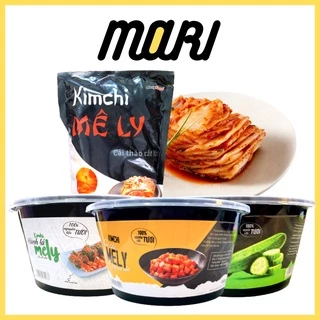 [SHIP HCM] Kim chi cải thảo, kim chi củ cải, kim chi hành lá, kim chi dưa leo hộp 500g, bịch 700g Melyfood