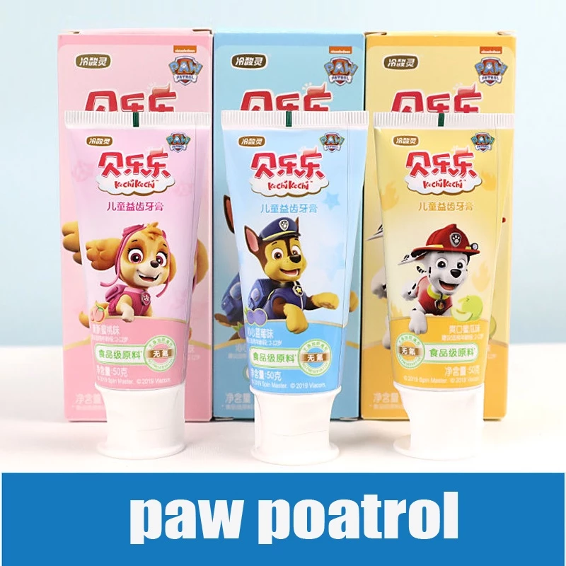 Kem đánh răng nuốt được in hình ảnh phim PAW Patrol dành cho trẻ em