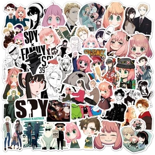 Sticker Pvc Chống Thấm Nước Hình Nhân Vật Anime SPY×FAMILY Anya Yor Forger Twilight
