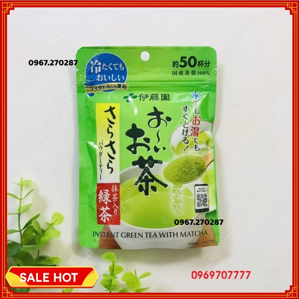 [Giá tốt] Bột trà matcha nguyên chất Itoen 50g-Nhật Bản - Chính hãng