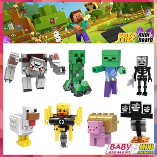 Mô Hình Đồ Chơi Nhân Vật Trong Game Minecraft Bằng Titan 8 Loại X0294