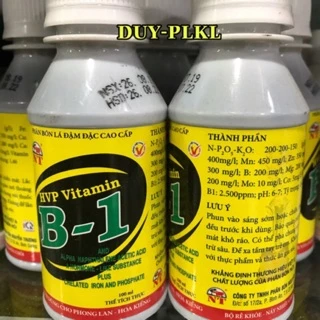 Phân bón lá Vitamin B1 Hvp ( NT )lọ - 100ml. Giúp điều hoà sinh trưởng cây trồng.