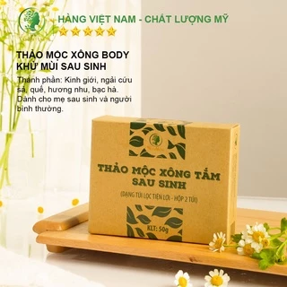 Hộp 2 túi xông hơi toàn thân thảo dược 50gr - WonMom (Việt Nam)