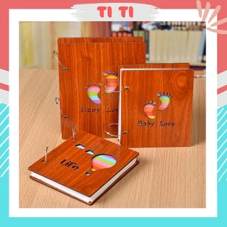 Album đựng ảnh 9x13 bìa gỗ đựng được 100 ảnh tại Tổng kho TiTi