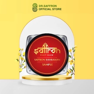 [Sample] Nhụy Hoa Nghệ Tây BAHRAMAN SAFFRON hộp 0.1Gr