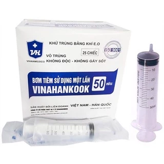 Bơm tiêm - cho ăn vô trùng Vinahankook 50cc/ml | Xi lanh lớn