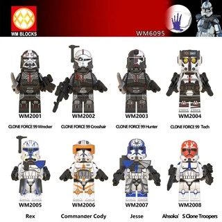 Minifigures Các Mẫu Nhân Vật Clone Force 99 Trooper's Trong  Mẫu Mới Ra WM6095