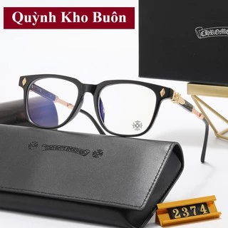 Gọng kính cận Chrome hearts bản 1-1 xuất xịn thời trang nam nữ , gọng chân cốt kim loại bền đẹp 6090