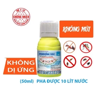 Thuốc Diệt Muỗi FENDONA 10SC Chai 50ml Không Mùi Số 1 Thế Giới, Sản phẩm chính hãng