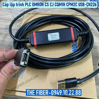 Cáp lập trình PLC OMRON CS CJ CQM1H CPM2C USB-CN226