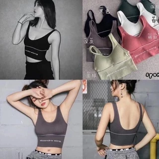 Áo bra tập gym, yoga Alexender Weng dáng croptop siêu đẹp