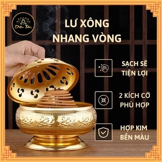 Lư xông trầm vòng đồ thờ cúng thần tài Diệu Tâm