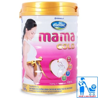 [CHÍNH HÃNG] Sữa Bột Vinamilk Dielac Mama Gold Hương Vani Hộp 900g (Bà mẹ mang thai và cho con bú)