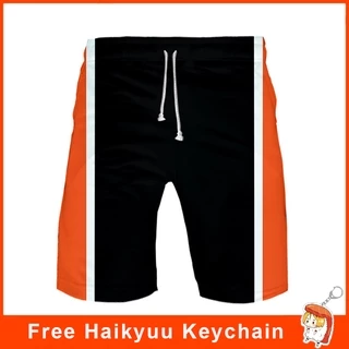 Haikyuu Trang Phục Hóa Trang Hinata Shoyo Quần Short Karasuno Trường Trung Học Bóng Chuyền Quần Anime Đồng Phục